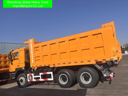 Truk Tipper Shacman F3000 10 Roda 380HP 30cbm 30ton 6X4 Truk Sampah Bekas