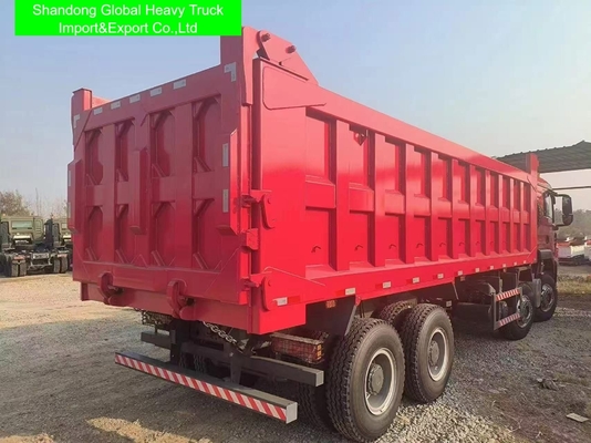 HOWO Truk dump Truk tipper 371HP 375HP 8X4 40t-60t Pengisian dengan kondisi yang sangat baik untuk Afrika