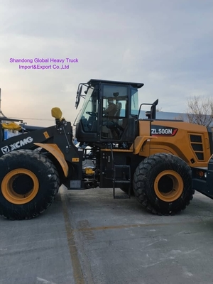Mesin Penggerak Bumi Baru 5 Ton Zl50g Zl50gn Wheel Loader dengan Zf Gearbox