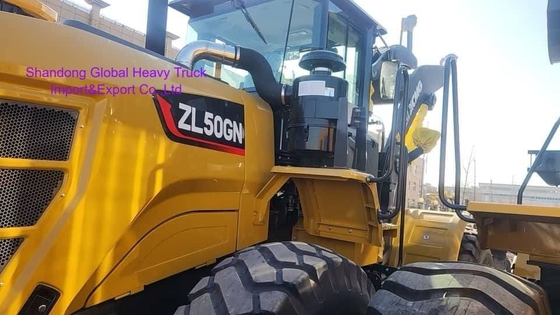 Mesin Penggerak Bumi Baru 5 Ton Zl50g Zl50gn Wheel Loader dengan Zf Gearbox