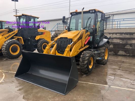 Liugong 777A Mini Wheel Backhoe Loader Muat Bucket 2.5t