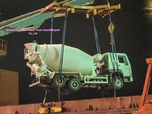 6×4 SDEC Beton Mixer Truck 12m3 380HP untuk Konstruksi