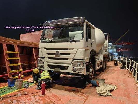 6×4 SDEC Beton Mixer Truck 12m3 380HP untuk Konstruksi