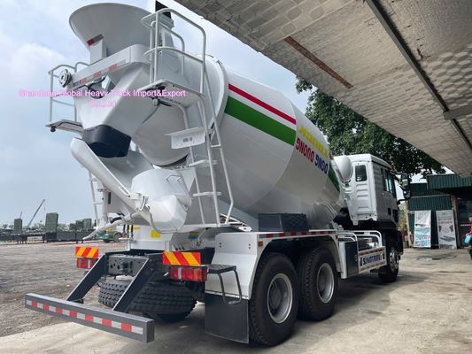 6×4 SDEC Beton Mixer Truck 12m3 380HP untuk Konstruksi