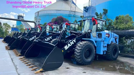 Brand New SANY SW955K-S 5.5T Rated Load Wheel Loader dengan 3,0m3 Bucket Capacity dan 162kW Power