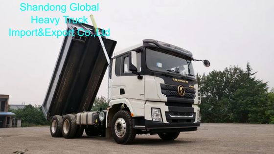 Shacman F3000 Heavy Duty Dump Truck with U-shaped Cargo Body Air Conditioned Cabin and Fast Unloading for Mining and Construction