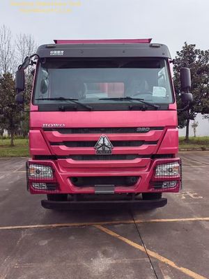 Heavy Duty HOWO Dump Truck dengan Chassis Baja Berkualitas U dan Sistem Hidraulik Pengangkat Depan HYVA
