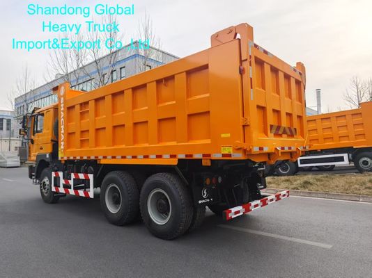 Shacman F3000 6×4 Dump Truck dengan muatan 25-30 Ton Konstruksi Tugas Berat dan Sasis Baja Kekuatan Tinggi