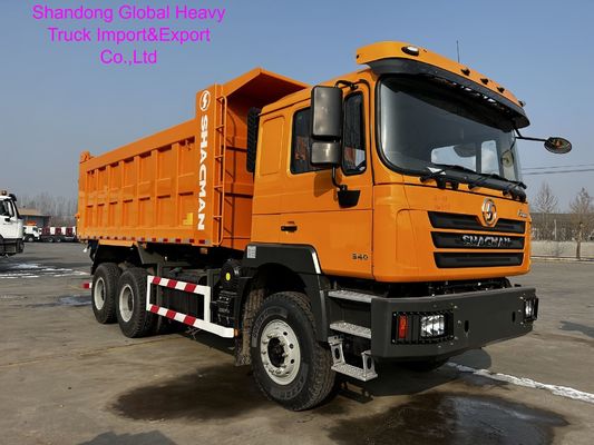 Truk Sampah Tugas Berat Shacman F3000 380HP 6X4 10 Roda untuk Pertambangan dan Konstruksi