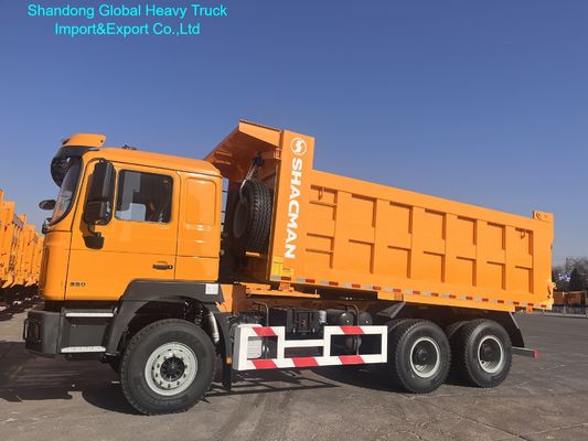 Truk Sampah Tugas Berat Shacman F3000 380HP 6X4 10 Roda untuk Pertambangan dan Konstruksi
