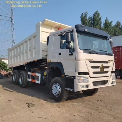Sinotruk HOWO 400HP 420HP Heavy Duty Dump Truck dengan pengemudi tangan kiri/kanan dan kursi suspensi udara