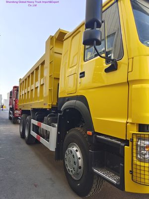 Sinotruk baru HOWO 6X4 Roda Heavy Duty Dump Truck dengan mesin 400 HP dan pengemudi kiri / kanan