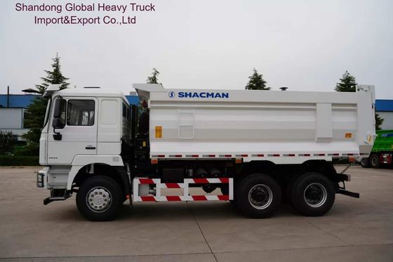 Truk Sampah Tugas Berat Shacman F3000 dengan Gearbox Manual FAST 12-percepatan Gandar Belakang MAN 16T dan Tangki Paduan Aluminium 400L