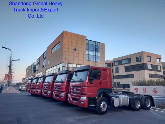Harga Murah Heavy Duty LHD 6×4 Drive Traktor Truck dengan 336-420 HP dan 10/12-Speed Transmisi Manual