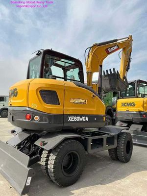 Ekskavator Roda 7 Ton Efisiensi Tinggi dengan Kapasitas 0,23m³ dan Mesin 48 kW untuk Pemindahan Tanah