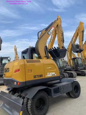 Ekskavator Roda 7 Ton Efisiensi Tinggi dengan Kapasitas 0,23m³ dan Mesin 48 kW untuk Pemindahan Tanah