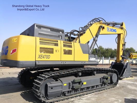 XCMG XE470D 47 Ton Crawler Excavator dengan 250 kW Weichai Engine dan 2.2-2.5 m3 Bucket untuk Heavy Earthmoving