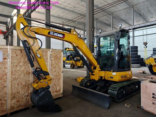 XCMG XE75D 7.5-ton Crawler Excavator with 42.4 kW Yanmar Engine and 0.3 m³ Bucket for High Efficiency Digging