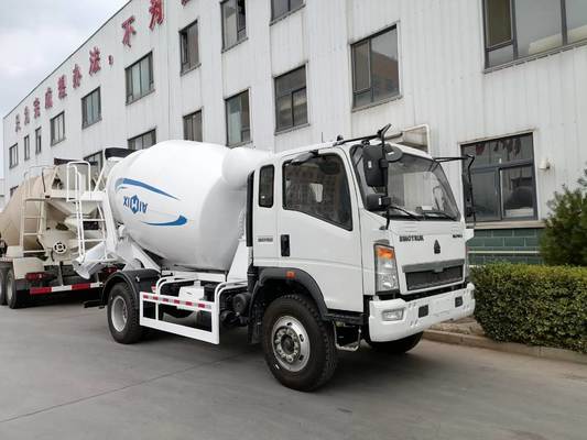 HOWO Sinotruk 10 Cbm 6X4 truk pengaduk beton dengan 380 HP tenaga kuda maksimum untuk transportasi tugas berat