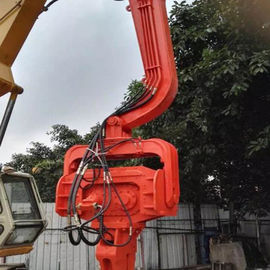 3400 Frequency Hydraulic Pile Drilling Equipment Untuk Excavator Dengan 8 Momen Eksentrik