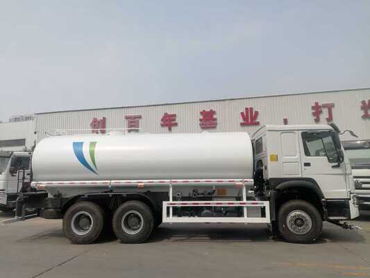 Sinotruk HOWO 6×4 Drive Water Tank Truck dengan Kapasitas 30 cbm dan Tangki Baja Rinsless untuk Layanan Kota