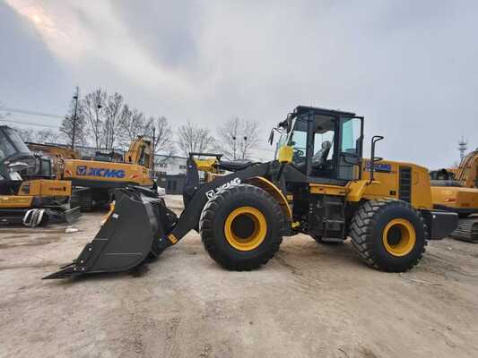 XCMG ZL50GN 5ton Nominal Load Wheel Loader dengan daya nominal 162kW dan tata letak tahan debu untuk konstruksi