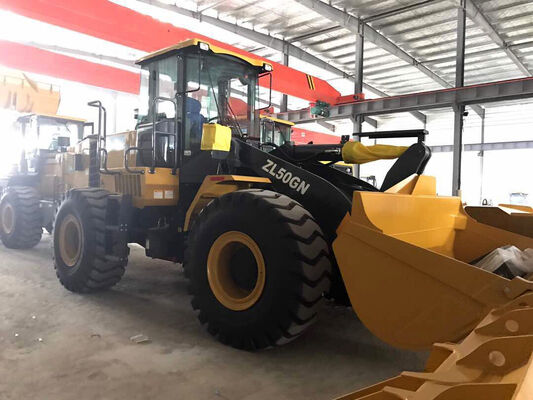 XCMG ZL50GN Wheel Loader 5.0ton dengan Daya Terukur 162kw dan Transmisi Power-Shift Hidraulik untuk Konstruksi