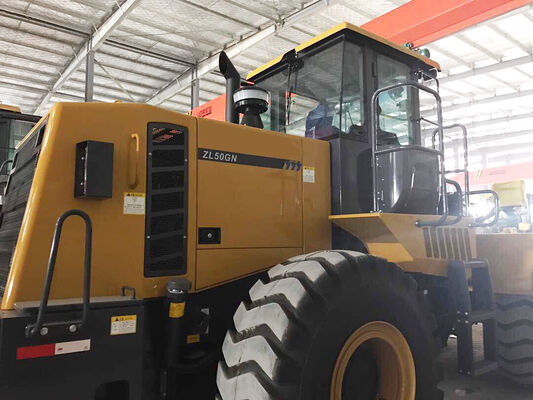 XCMG ZL50GN Wheel Loader 5.0ton dengan Daya Terukur 162kw dan Transmisi Power-Shift Hidraulik untuk Konstruksi