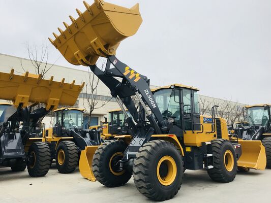 XCMG ZL50GN 5.5t Nominal Load Wheel Loader dengan 162kW Nominal Power dan Rock Bucket untuk Konstruksi