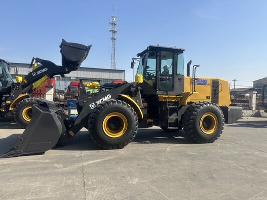 XCMG ZL50GN 5.5t Nominal Load Wheel Loader dengan 162kW Nominal Power dan Rock Bucket untuk Konstruksi