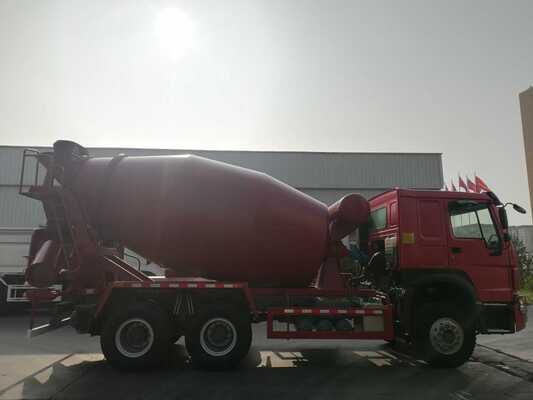 Truk Mixer Beton Sinotruk HOWO Remanufaktur 371HP dengan Kapasitas 12-16 CBM untuk Proyek Konstruksi