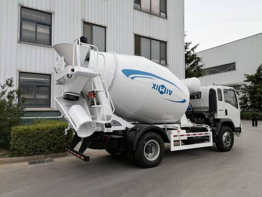 Used HOWO Sinotruk 4x2 Concrete Mixer Truck with 6m3 Drum for Urban Construction
