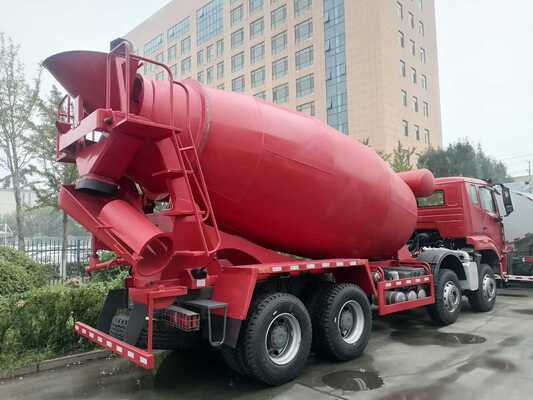 Truk Mixer Beton Shacman 10 m³ Kapasitas Drum 340 HP Mesin 6×4 Sasis untuk Pengangkutan Semen