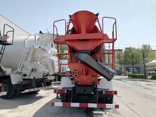 Baru & Digunakan HOWO 6×4 Beton Mixer Truck dengan 371HP-480HP Engine untuk Urban Construction Solution
