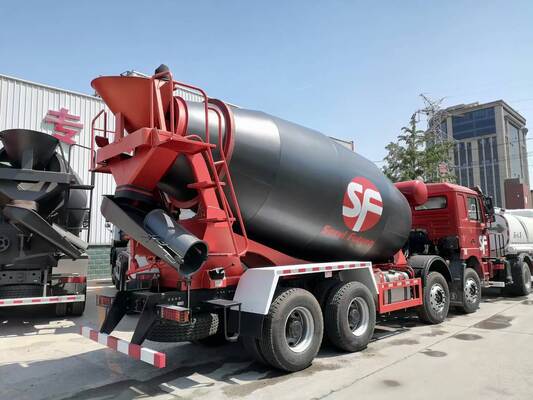 Truk Mixer Beton Tugas Berat SHACMAN F3000 16m³ dengan Sistem Pompa Hidrolik dan Sasis yang Diperkuat