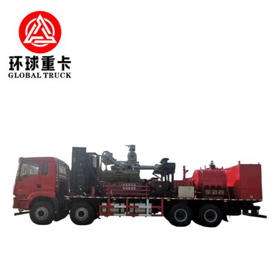 Sinotruk HOWO Oilfield Fracturing Truck with Euro 6 Compliance 8×6 Drive Configuration and High-Pressure Hydraulic Pump