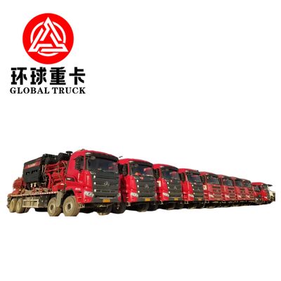 Truk Unit Fracking Ladang Minyak 2800HP dengan Pompa Plunger Tekanan Tinggi dan Konfigurasi Penggerak 8×6 untuk Pengeboran Minyak