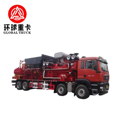 XYLC2500 8×6 Oilfield Fracturing Truck dengan 2500 HP dan 15.000 psi Tekanan untuk Ekstraksi Minyak dan Gas Tidak Konvensional