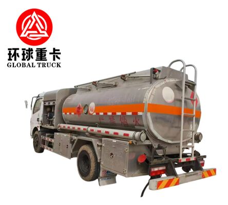 High-End Dongfeng 8000L-12000L Jet A1 Pesawat Pengisian Bahan Bakar Truk dengan 4×2 Drive dan Euro III / V Emisi