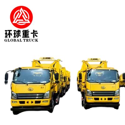HOWO 4×2 350hp Diesel Crash Cushion Truck dengan Scissor Lift untuk Nigeria Keselamatan Jalan dan Perlindungan Zona Konstruksi