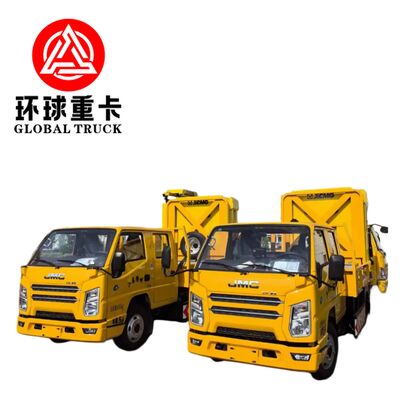 HOWO 4×2 350hp Diesel Crash Cushion Truck dengan Scissor Lift untuk Nigeria Keselamatan Jalan dan Perlindungan Zona Konstruksi