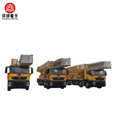 Truk Inspeksi Jembatan Berkinerja Tinggi dengan Ketinggian Kerja 12m-20m Euro 4/2/5/6 Standar Emisi dan Outriggers Hidraulik