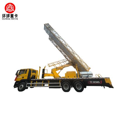 Truk Inspeksi Jembatan Berkinerja Tinggi dengan Ketinggian Kerja 12m-20m Euro 4/2/5/6 Standar Emisi dan Outriggers Hidraulik