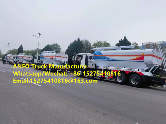 Cheaper price High quality Эрдэнэт Тавантолгой 15/20/25T газар дээр нь холих, цэнэглэх машин ANFO тэсрэх бодисын ачааны машин Эмульс Монголын нүүрсний төмрийн хүдрийн уурхайн тэсэлгээний үйлчилгээ MMU