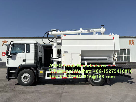 Harga murah baru HOWO 10/15/20/30T BCLH-10 pencampuran di tempat dan pengisian bahan peledak granular amonium ANFO Truk Emulsi Layanan peledakan Pengeboran Kazakhstan/Uzbekistan/Indonesia/CONGO DRC TREAD MMU