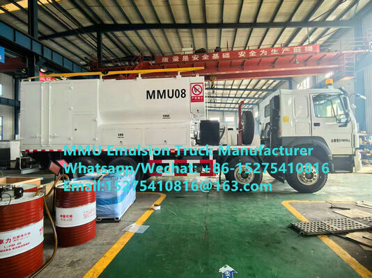 TREAD berkualitas superior buatan China 15/20/25/30Ton truk pencampur dan pengisian emulsi Bulk ANFO Unit Manufaktur Bahan Peledak Bergerak Mongolia KONGO DRC PERU GHANA ZIMBABWE Layanan Peledakan Pertambangan MMU