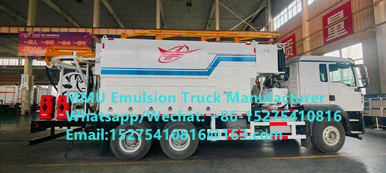 Harga rendah TREAD yang disesuaikan 15/20/25/30Ton pencampuran dan pengisian emulsi Bulk ANFO Truk peledak bergerak Unit manufaktur Монгол НЭГ KONGO DRC PERU GHANA ZIMBABWE Mining Blasting Service MMU