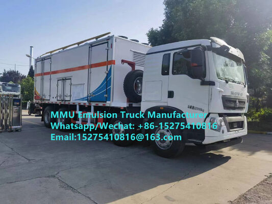 Hot sale Durable HOWO 15T GLOBAL-BCRH-15 on-site pencampuran dan pengisian emulsi besar truk pengisian bahan peledak Mongolia Mining Blast service Kazakhstan Uzbekistan Indonesia Kongo DRC GUINEA MMU