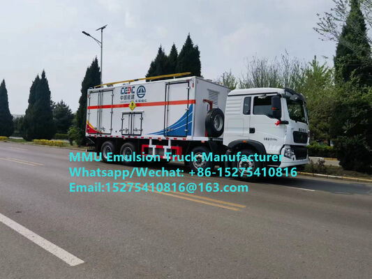 Hot sale Durable HOWO 15T GLOBAL-BCRH-15 on-site pencampuran dan pengisian emulsi besar truk pengisian bahan peledak Mongolia Mining Blast service Kazakhstan Uzbekistan Indonesia Kongo DRC GUINEA MMU