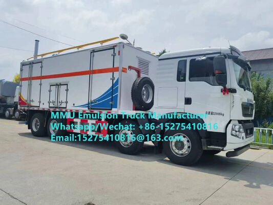 Hot sale Durable HOWO 15T GLOBAL-BCRH-15 on-site pencampuran dan pengisian emulsi besar truk pengisian bahan peledak Mongolia Mining Blast service Kazakhstan Uzbekistan Indonesia Kongo DRC GUINEA MMU